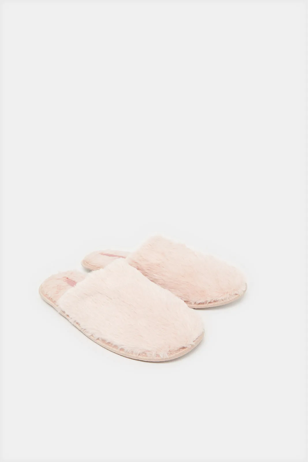 Women Pink Closed Toe Slipper
