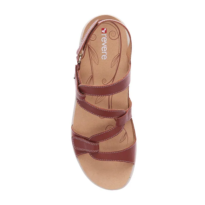 Womens Revere Emerald in Cognac