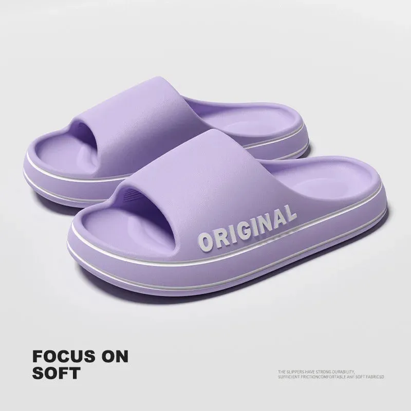 Women's Thick Sole  Slides Anti-Slip SandalsThick Sole Beach Slides - Women's Anti-Slip Sandals