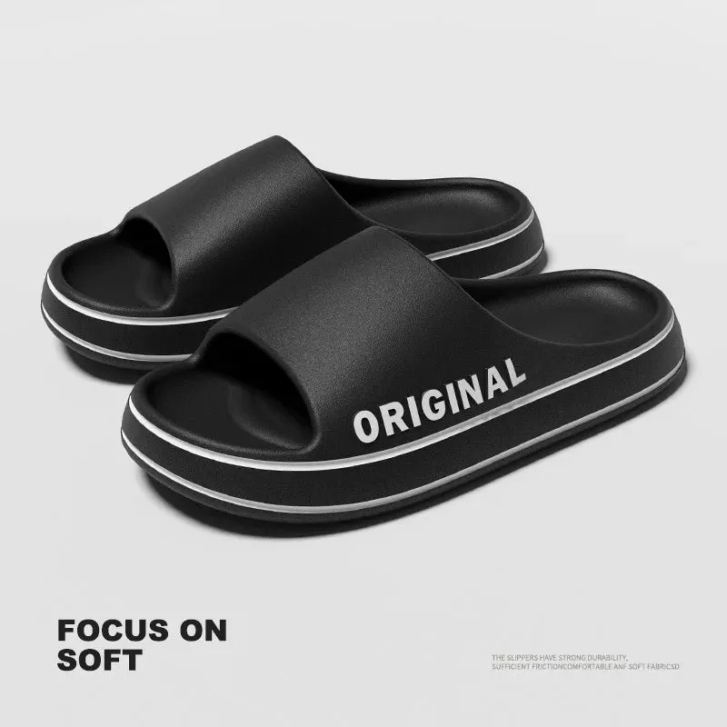 Women's Thick Sole  Slides Anti-Slip SandalsThick Sole Beach Slides - Women's Anti-Slip Sandals