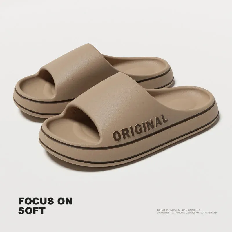 Women's Thick Sole  Slides Anti-Slip SandalsThick Sole Beach Slides - Women's Anti-Slip Sandals