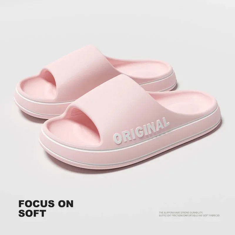 Women's Thick Sole  Slides Anti-Slip SandalsThick Sole Beach Slides - Women's Anti-Slip Sandals